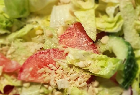 Frische Salat vom Land